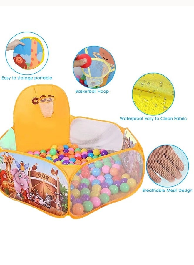 Children's ball pool playhouse Foldable ball pool tents Outdoor children's tent pool Indoor and outdoor tent game house（Excluding ball） - Image 5